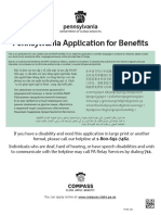 Application, Supplemental Nutrition Assistance Program Benefits