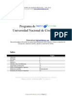 Programa Ingreso Medicina UNC - 2012