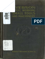 1927 - Ryerson Metal Working Small Tools and Machinery