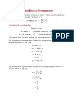 Coordinate Geometry