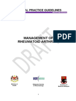 2) CPG Management of Rheumatoid Arthritis