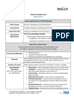 Lesson Plan Prepare An Individual Income Tax Return - 0