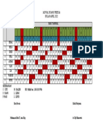 Jadwal Dines Freesia April 2022