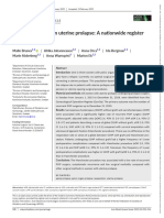 Acta Obstet Gynecol Scand 2022 Brunes Recurrent Surgery in Uterine