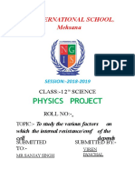 12th Physics Project PDF