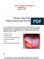 Tongue Anatomy & Pathology MCQs PT 2