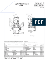 Snuggler Gear Reducer FA40A: Sew-Eurodrive, Inc