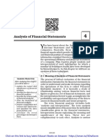 CH - 4 Analysis of Financial Statements