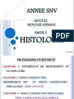 Chapitre 1 Et 2 Histologie