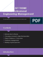 Introduction To Themes - Professional Engineering Management