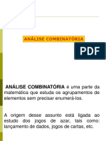 Análise Combinatória