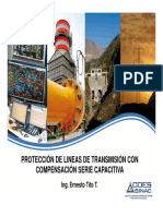 Protección de Lineas de Transmisión Con Compensación Serie Capacitiva