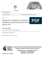 Aerodynamic Predictions, Comparisons, and Validations Using Missilelab