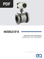 Manual de Instalación y Operación para Medidor Electromagnético EF-B