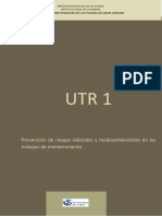 UTR 1 Prevención de Riesgos Laborales y Medioambientales en Los Trabajos de Mantenimiento