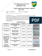 Acta de Eleccion de Representantes