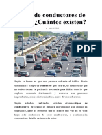 Tipos de Conductores de Autos