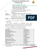 INFORME #052 - Sobre Culminacion de Antonio Ocampo