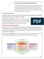 Contemporary Management CH1 Summary