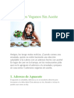 5 Aderezos Veganos Sin Aceite