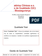 Aula - Controle de Qualidade em Laboratório Clínico