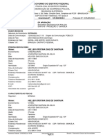 Governo Do Distrito Federal: Ocorrência Nº: 129.938/2022-0 Identificação Tipo DP Apuração