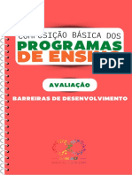 Curso Programas de Ensino BARREIRAS DE DESENVOLVIMENTO - BRINDE CURSO DAN - ACF