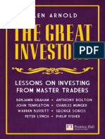 Arnold, Glen - The Great Investors - Lessons On Investing From Master Traders-FT Press - Financial Times - Prentice Hall (2011)