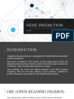 Gene Prediction