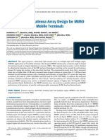 Dual-Band Eight-Antenna Array Design For MIMO Applications in 5G Mobile Terminals