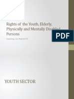 Rights of The Youth, Elderly, Physically and Mentally Disabled Persons