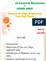 RC Chapter 4 Edge Supported Two Way Slabs