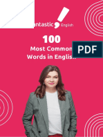 100 Most Common Words in English