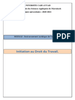 Le Contrat de Travail Au Maroc CH1