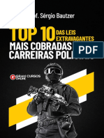 E Book Top 10 Das Leis Extravagantes Mais Cobradas para Carreiras Policiais