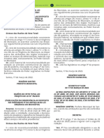 18 de Março de 2022 Diário Oficial de Santos