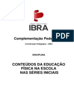 Conteúdos Da Educação Física Na Escola Apostila 3