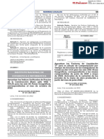 Aprueban Los Indices Unificados de Precios de La Construccio Resolucion Jefatural No 221 2022 Inei 2121722 1