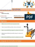 Clase # 8 Lenguaje de Manipulación de Datos (DML) - Parte 2