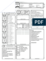 Character Sheet HALF ORC