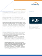 Datasheet Workday Human Capital Management Uk