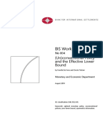 (Un) Conventional Policy and The Effective Lower Bound (August 2019)