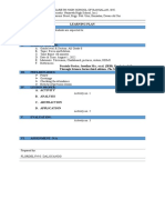 Learning Plan Format