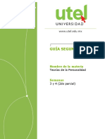 Teorías - de - La - Personalidad - Evidencia de Aprendizaje Parcial - 2 - P