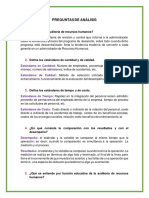 Preguntas de Análisis: Estándares en Cantidad