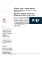 Proteomic Analysis of Kveim Reagent Identifies Targets of Cellular Immunity in Sarcoidosis