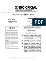 Ley Orgánica para La Reestructuración de Las Deudas de La Banca