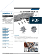 Spring Adjuster Kit: Aisin AW TF-60SN, TF-80SC, TF-81SC