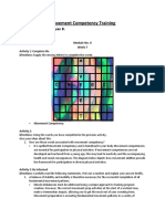 Movement Competency Training Module No. 6