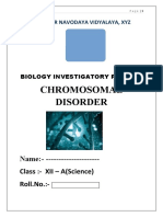 Chromosomal Disorder